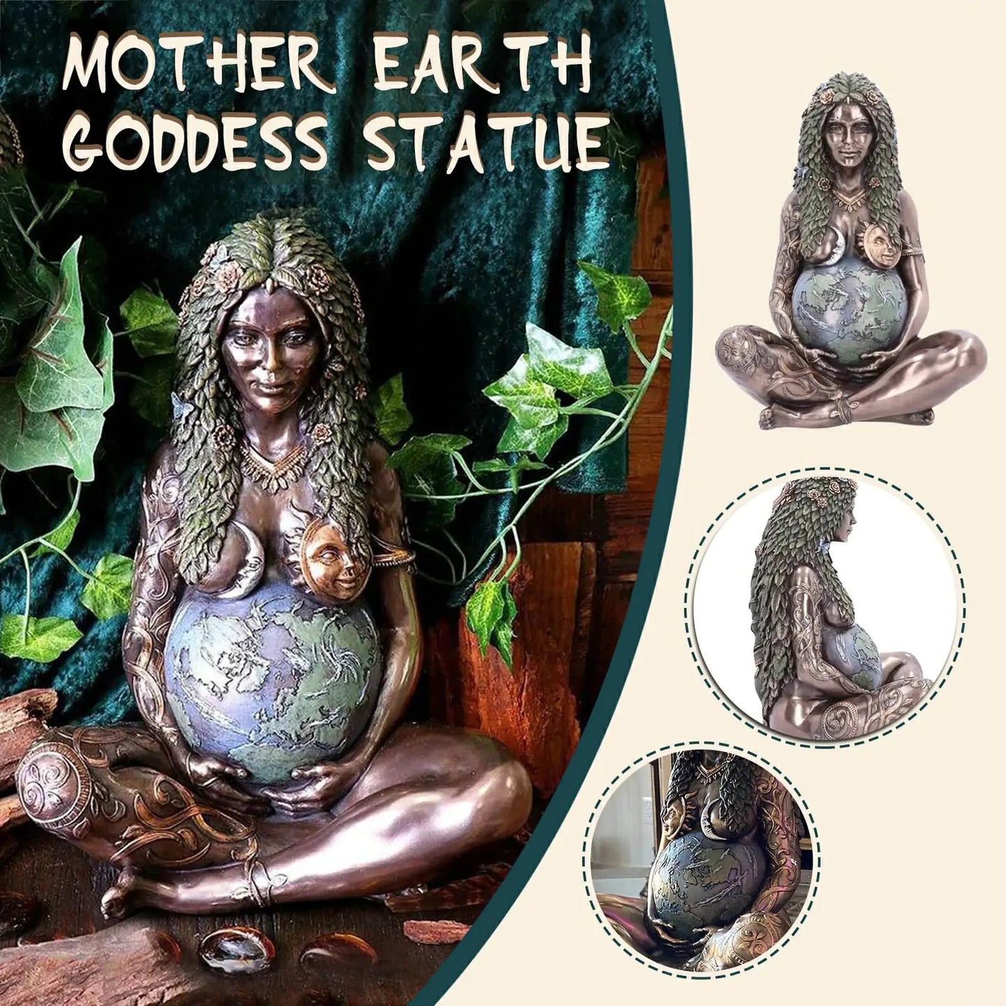 Mother Earth Art Statue