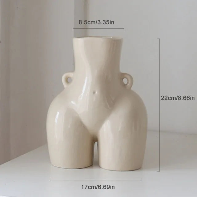 Human Body Ceramics Vases